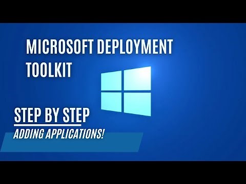 How To Add Applications In Microsoft Deployment Toolkit (MDT)