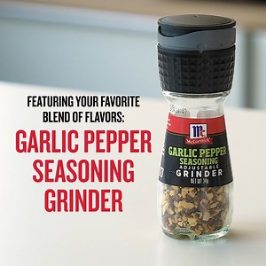 15 reactions | Blending two of the staple seasonings in Asian cuisine, use Garlic Pepper Seasoning Grinder to zest up your plate! This seasoning blend consisting of garlic, black pepper, sea salt and green and red bell peppers is the ideal fuss-free complement to meats, seafood, potatoes and eggs for added richness and aroma.  #McCormickAsia #CookwithMCK #TheSpiceIsRIght #grinders #garlicpepper | McCormick Spice | Facebook
