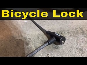 How To Use A Bicycle Lock-Full Tutorial
