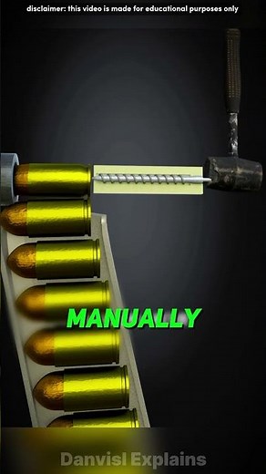 🤯 How Guns Work Explained! 3D Animation #shorts #facts