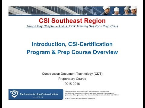 CDT Exam Prep Training Sessions Introduction December 01 2015