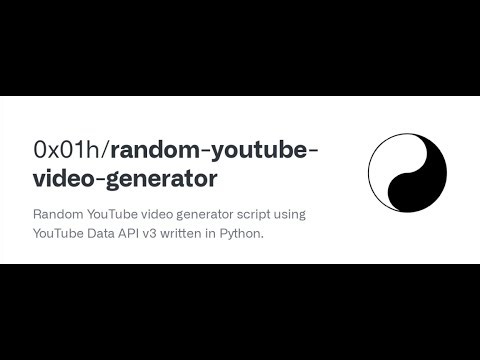Doing 1 2 3 4's on the Random YouTube Video Generator #8