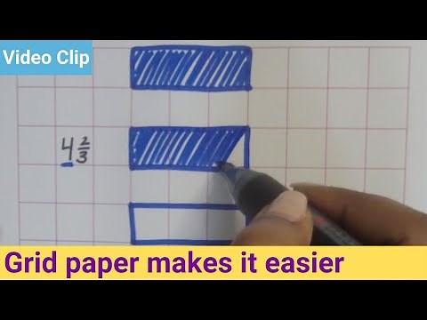 Draw Fractions on Grid Paper | Teach Elementary Math