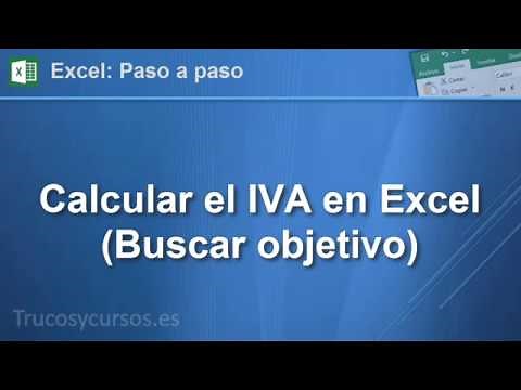 Calcular el iva en Excel
