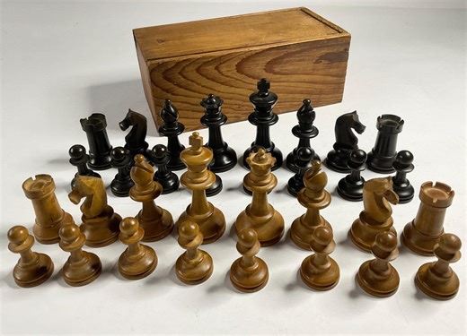 Antique Chess Set C1900. - Etsy UK
