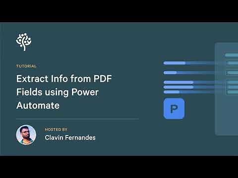 Extract PDF data using Power Automate