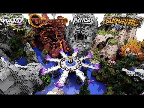 Minecraft 1.16 - How To Build A Server Spawn Hub Tutorial - Part 1