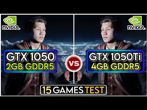 GTX 1050 vs GTX 1050 Ti | 15 Games Test | How Much Difference ?