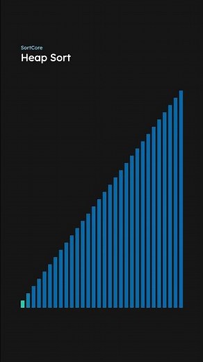 Heap Sort (30 Items) – Satisfying Heapify Animation