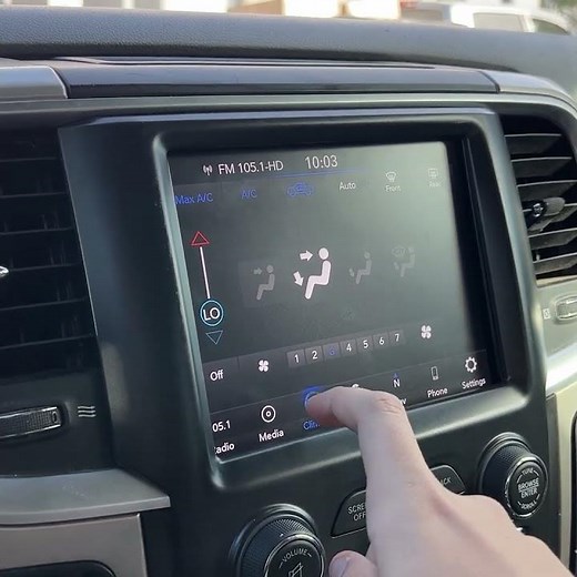 2013+ RAM 1500 - Climate Control Module Upgrade - Infotainment.com
