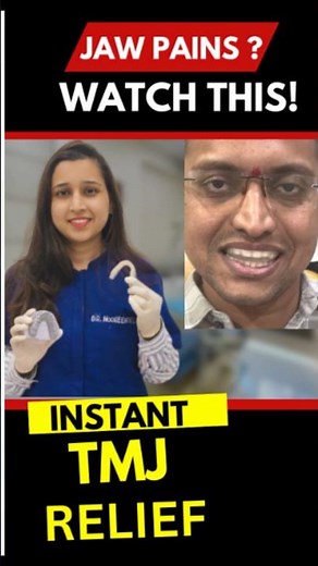 "Easing Jaw Pain: Expert TMJ Splint Therapy in Action.