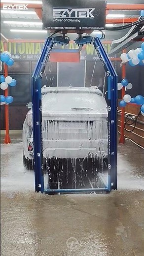 EZYTEK Automatic Car STORM Wash, featuring Fixed nozzles Underbody Washer - Auto Jet-Foam-Wax Cycle.