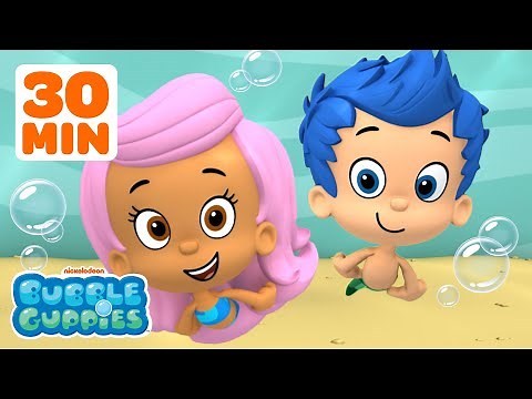 Molly & Gil Play Together for 30 Minutes Straight! #2 🎭 | Bubble Guppies | Nick Jr.