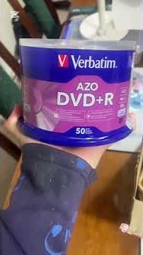 Verbatim DVD+R 50 Pack Unboxing