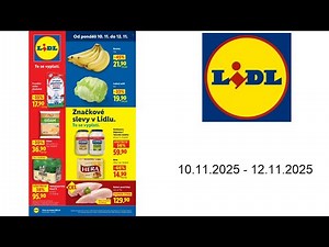 Leták Lidl - 10.11.2025 - 12.11.2025