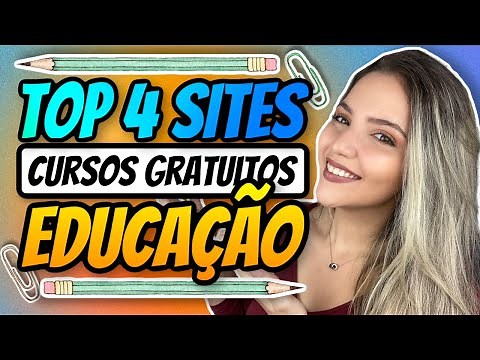 🔝 TOP 4 SITES pra CURSOS ONLINE EDUCAÇÃO GRATUITOS 📚 | com certificado grátis! | Mari Rel