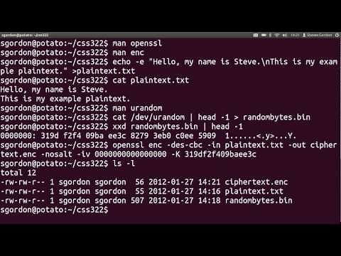 DES Encryption using OpenSSL