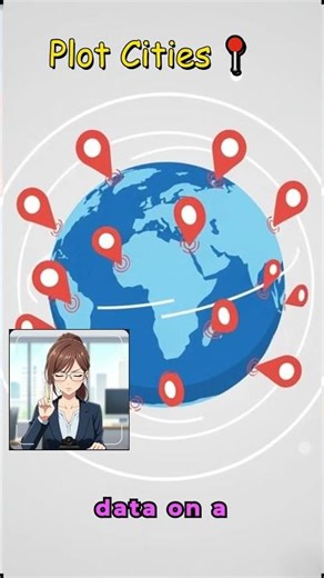 Excel 3D Maps: Turn Data into a Globe! 🌍 (Secret Feature) #Shorts