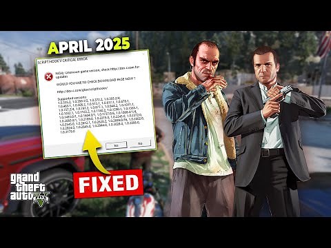 How to Fix Scripthookv Critical Error in GTA5 | April 2025 Update
