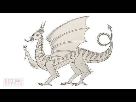 Easy Sketching: Welsh Dragon