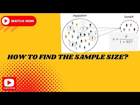 How to find a sample size in my research?