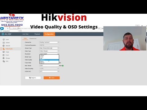 Hikvision Video Quality and OSD Settings Explained