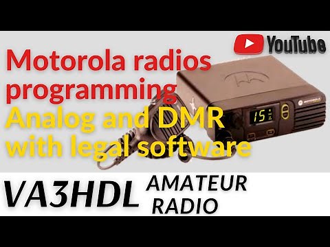 MOTOTRBO radio programming for amateur radio