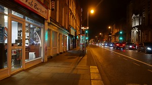Evening Walk Through Dublin City Center