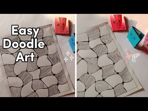 Doodle Art Tutorial for Beginners — Step-by-Step with Marker Technique