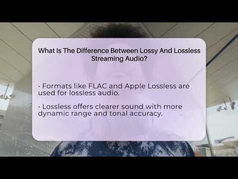 What Is The Difference Between Lossy And Lossless Streaming Audio? - Audio Gear Insider