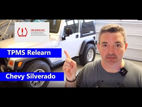 TPMS (Tire Pressure Monitor System) Relearn for my 2018 Silverado - Simple steps
