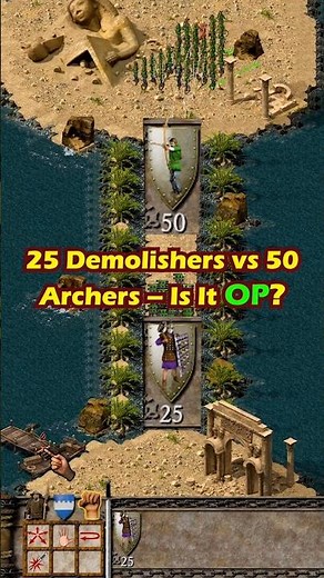 25 Demolishers vs 50 Archers - Who Wins?