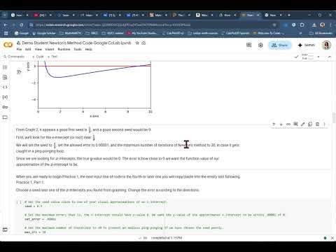 Newton's Method Project Explained