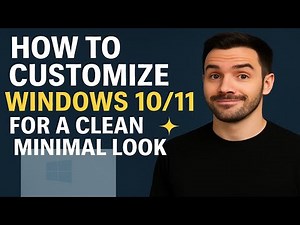 ✨ Customize Windows 10/11 for a Clean Minimal Look | Fast Lightweight PC Setup Guide (2025)