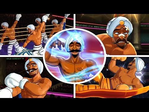 Punch-Out!! Wii HD - All Great Tiger Animations & Quotes