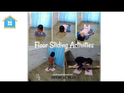 6 Floor Sliding Activities for Kids & Toddlers | Gross Motor Skills | Physical Play | EYFS