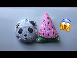 DIY PAPER SQUISHIES! 2 WAYS!