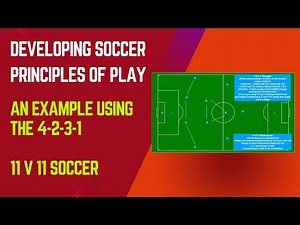How to Create Principles of Play using the 4-2-3-1 Formation in Soccer
