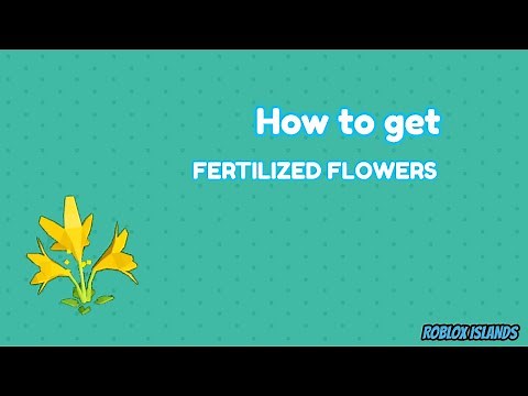 How to get Fertile Flowers ROBLOX Islands