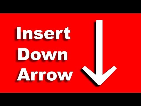 How to Insert Down Arrow Symbol In Word - [ ↓ ]