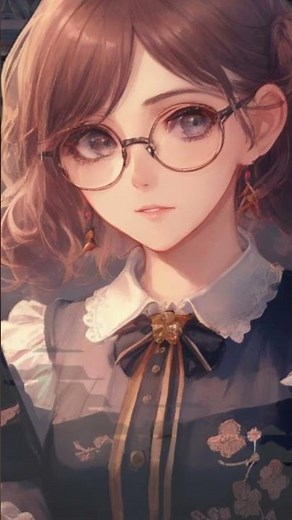 Beautiful anime woman