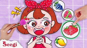 3.2K views · 164 reactions | How SEEGI Make Up & Dress Up Fruit Style? Stop Motion Paper | Seegi Channel #seegi #animation #asmr #stopmotion #dolls #seegichannel #paper #stopmotionpaper | Stop Motion Paper ASMR | Facebook