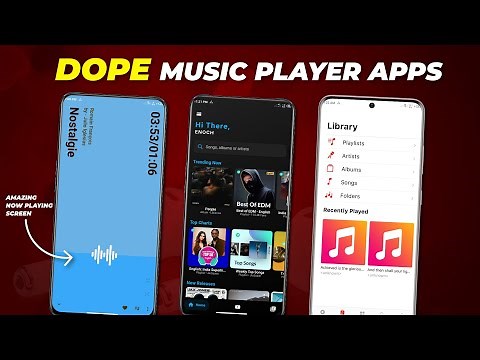 Top 7 Free MUSIC PLAYER APPS 2023 | Best Apps For Android