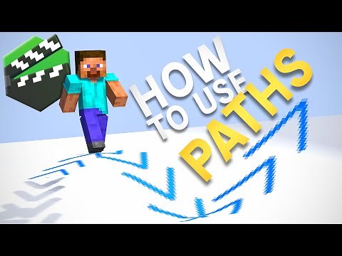 How To Use PATHS - Mine-imator Tutorial