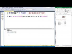 What is the difference between two dates using the DATEDIFF function