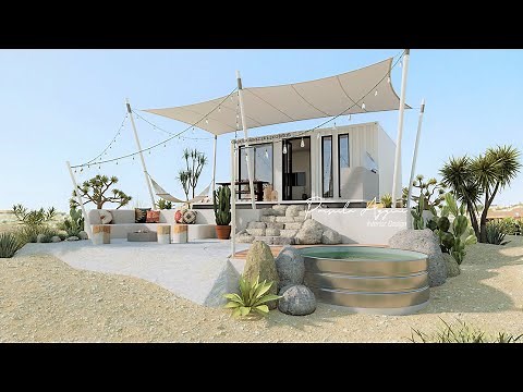 Living OFF GRID - Shipping Container House