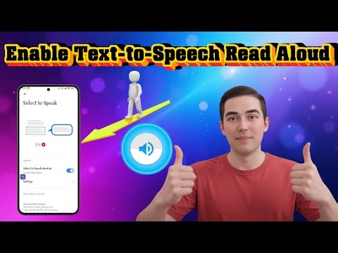 How To Turn On Text To Speech Read Aloud On Android Samsung (2025)