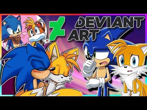 Sonic and Tails VS DeviantArt