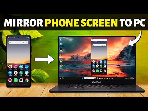 How To Cast Mobile Screen On Pc & Laptop | Share or Mirror Mobile Screen on Windows 10 & 11