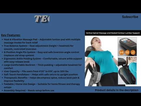 Innova Advanced Heat & Massage Inversion Table Review – Back Pain Relief at Home!